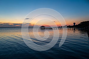 Sunset Pier in the Outer Banks