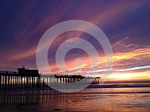 Sunset at Pismo Beach