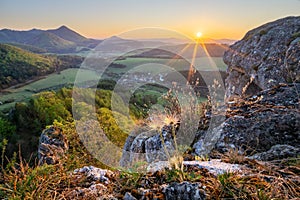 Sunset at Podskalsky Rohac mountain