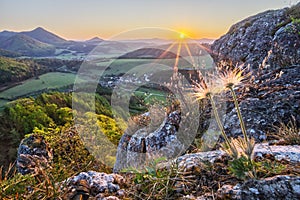 Sunset at Podskalsky Rohac mountain