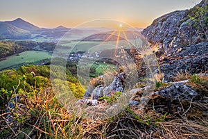 Sunset at Podskalsky Rohac mountain