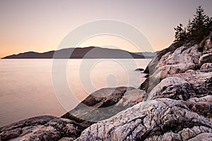 Sunset at Point Atkinson