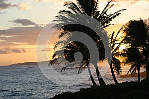 Sunset on Poipu, Kauaii