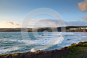 Sunset at Polzeath, North Cornwall