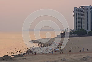 Sunset at Ponta Negra Beach