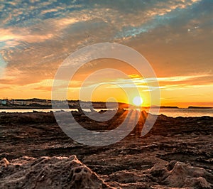 Sunset Ibiza photo