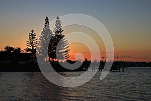 Sunset in Port Macquarie