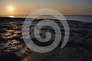 Sunset at Portishead photo