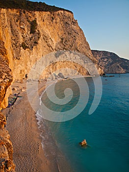 Sunset at Porto Katsiki photo