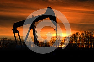 Sunset Pumpjack