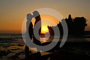 Sunset by Pura Tanah Lot photo