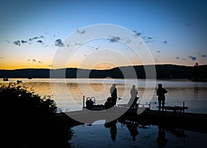 Sunset in QuÃ©bec, Canada