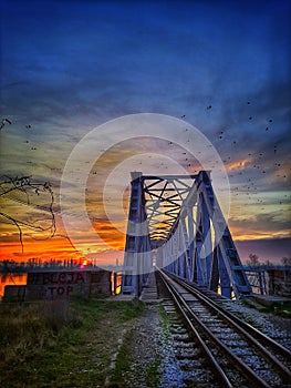 Sunset Railroad Bridge