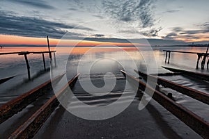 Sunset in Ravda beach, Bulgaria