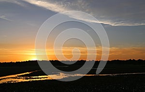 Sunset on Reelfoot Lake