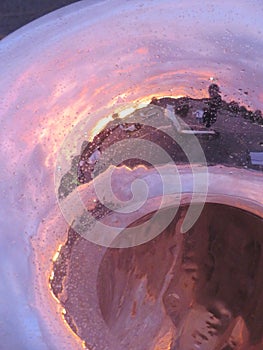 Sunset in a Sousaphone photo