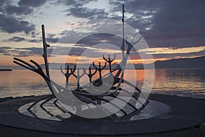 Sunset from Reykjavik