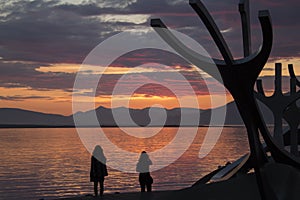 Sunset from Reykjavik