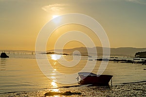 Sunset on the Ria of Arousa
