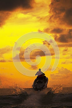 Sunset rider photo