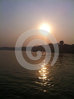 Sunset on River Ganges