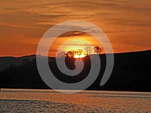 Sunset on the River Teign