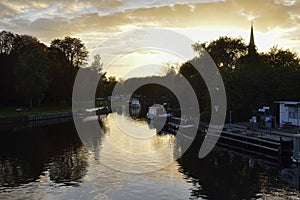 Sunset on the River Thames