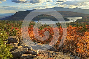 Sunset Rock overlooking North-South-Lake