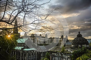 Sunset on the Roofs of Glasgow Necropolis - Scotland