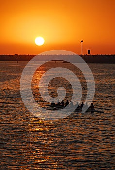 Sunset Rowing Crew