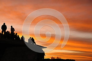 Sunset in SÃ£o ThomÃ© das Letras, Minas Gerais, Brazil photo