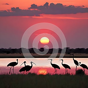 Sunset Safari: Witnessing Nature's Beauty in South Africa's Sabi Sand