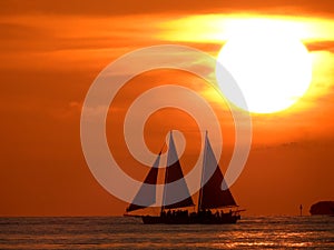 A Sunset Sail off Key West