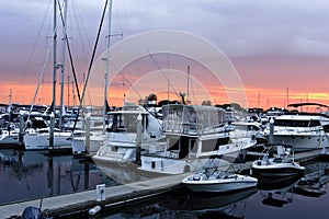 Sunset on the San Diego Harbor