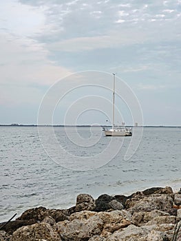 Sunset on Sanibel island