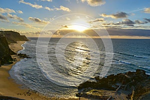 Sunset at Santa Cruz - Portugal