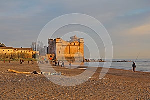 Santa severa sunset