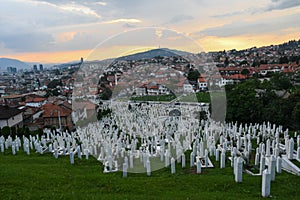 Sunset of Sarajevo, Bosnia and Herzegovina