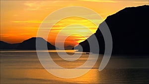 Sunset Scene, Sea Bay Islands Horizons photo