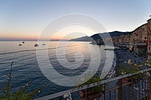 Sunset on the sea - Camogli - Liguria - Italy