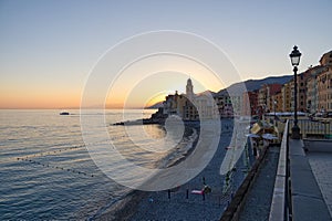 Sunset on the sea - Camogli - Liguria - Italy