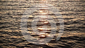 Sunset Sea Slow Motion Background