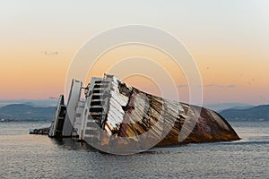 Sunset at The Seagulls Shipwreck