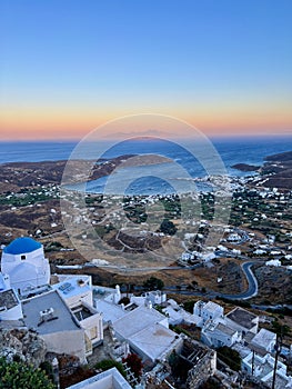 Sunset in Serifos island