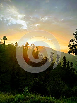 Sunset of Shangra top