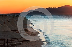 Sunset in sharm el sheikh