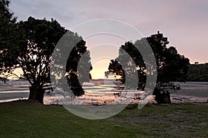 Sunset on Shelly beach