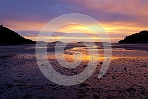 Sunset on Shelly beach