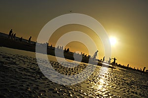 Sunset on Siesta Beach photo