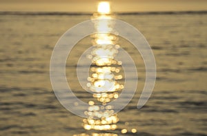 Sunset silhouette at Lakshadweep, is a tropical atolls and coral reefs in the Laccadive Sea. photo